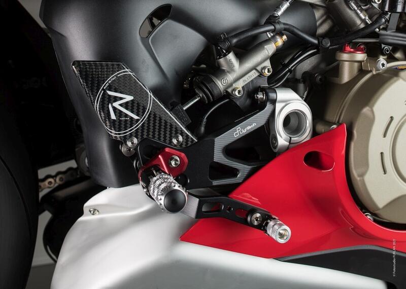 R Version Rear Sets for Ducati Naturale